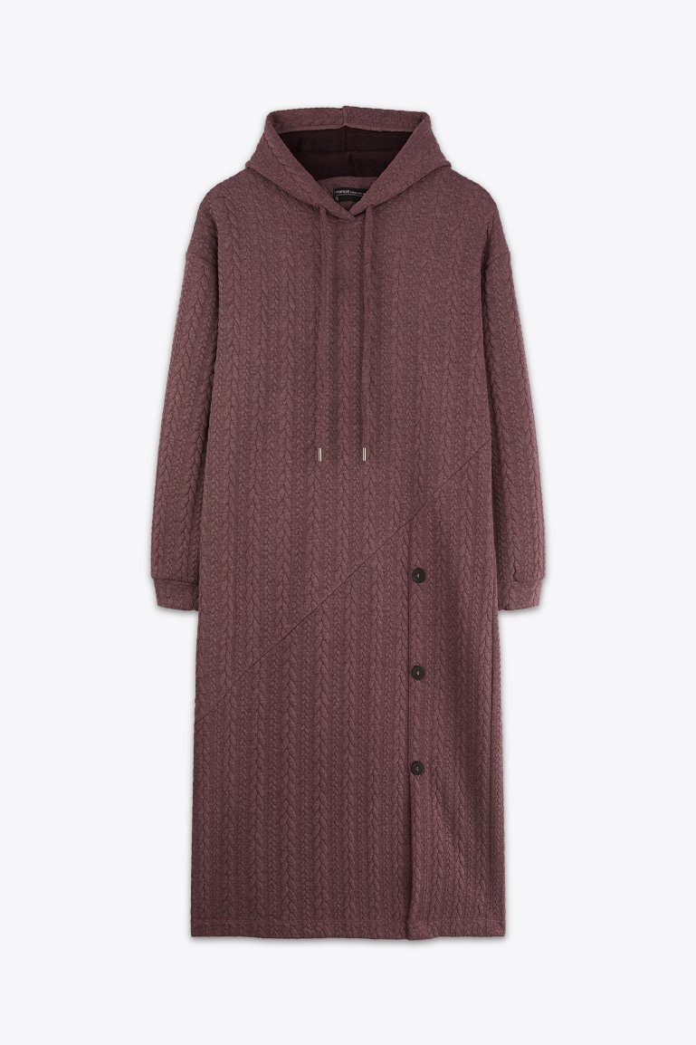 ROBE LONGUE A CAPUCHE