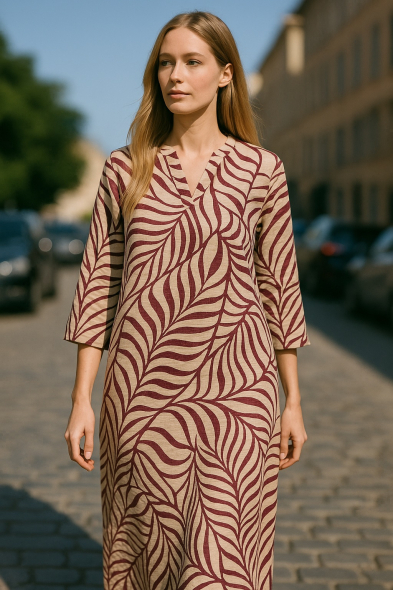 ROBE LONGUE IMPRIMÉE