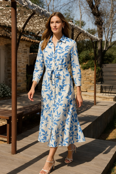 ROBE LONGUE IMPRIMÉE