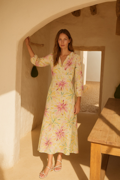 ROBE LONGUE IMPRIMÉE