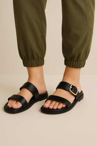 SANDALES À BOUCLE