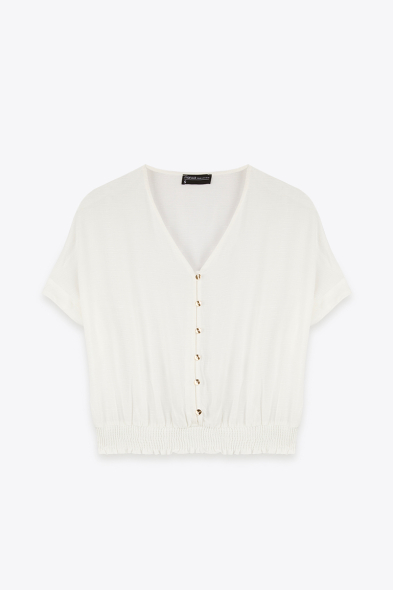 BLOUSE À ÉLASTIQUE