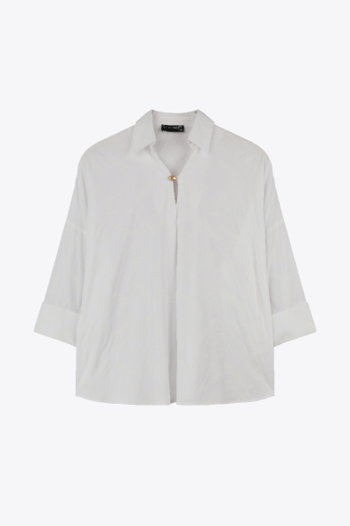 BLOUSE À IMPRIMÉ RELIEF