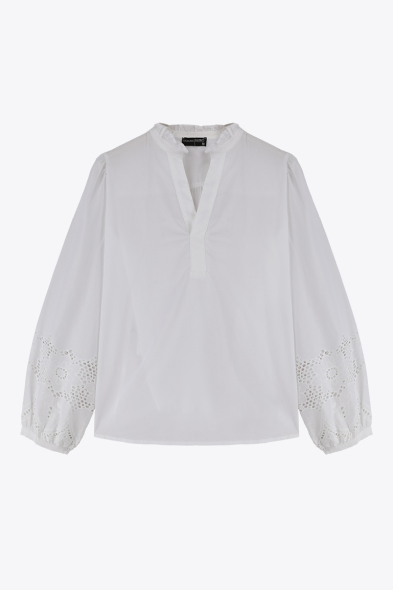 BLOUSE À BRODERIE ANGLAISE
