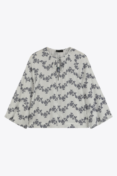 BLOUSE À IMPRIMÉ RELIEF