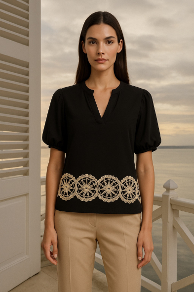 BLOUSE BRODÉE