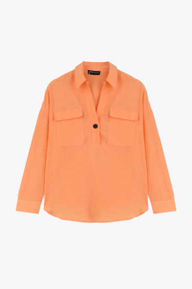 BLOUSE À DEUX POCHES