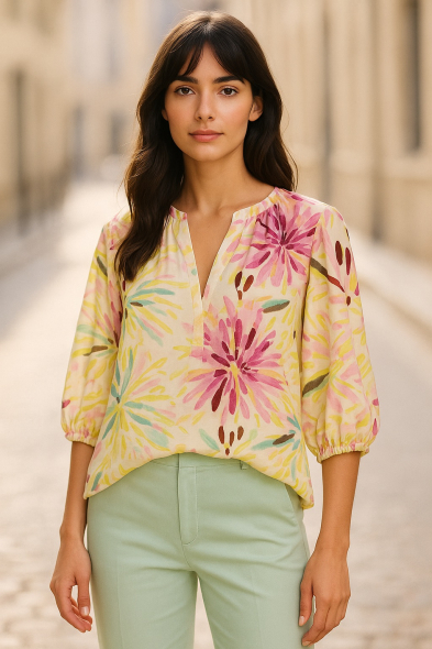 BLOUSE IMPRIMÉE