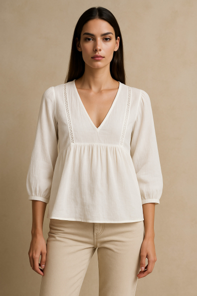 BLOUSE DÉCOLLETÉE