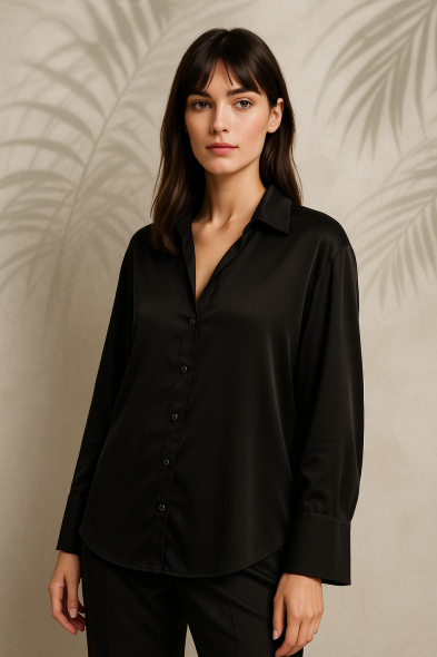 BLOUSE À BOUTONS