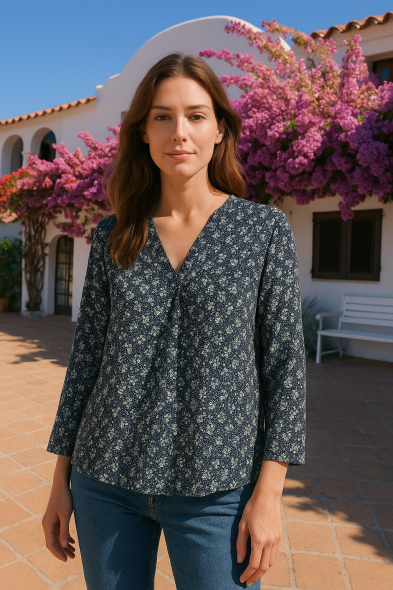BLOUSE IMPRIMÉE