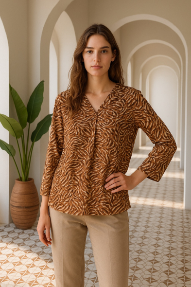 BLOUSE IMPRIMÉE