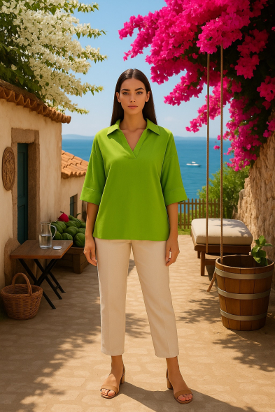 BLOUSE LIN 