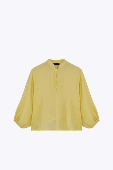 BLOUSE À MANCHES BOUFFANTES