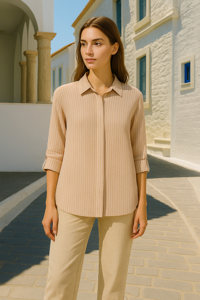 CHEMISE À RAYURES