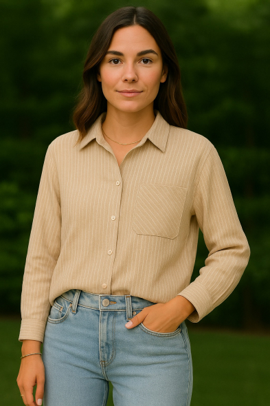 CHEMISE À RAYURES