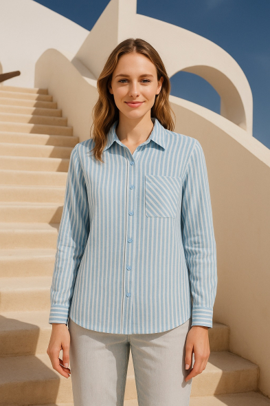 CHEMISE À RAYURES