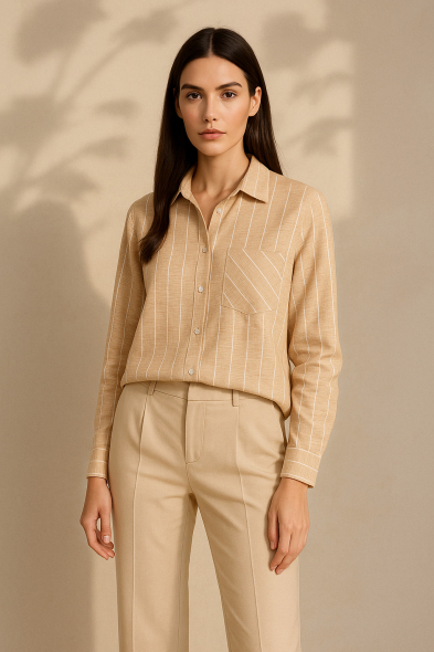 CHEMISE À RAYURES