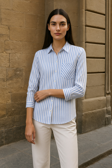 CHEMISE À RAYURES