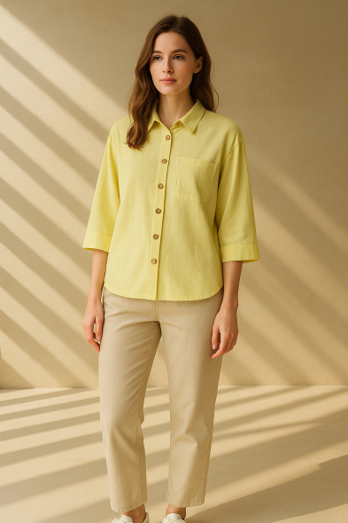 CHEMISE À BOUTONS