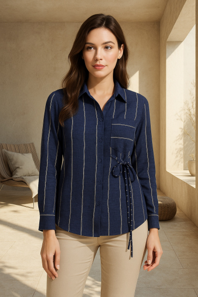 CHEMISE À RAYURES