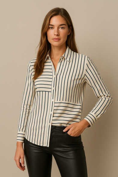 CHEMISE À RAYURES