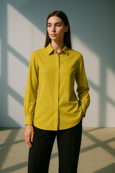CHEMISE MANCHES À BOUTONS