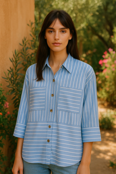 CHEMISE À RAYURES