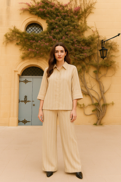 PANTALON À RAYURES