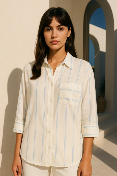 CHEMISE À RAYURES