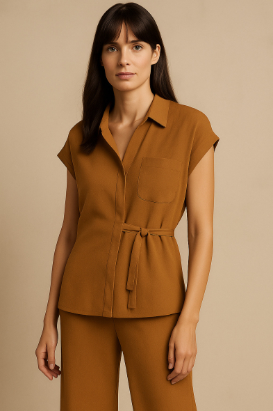 CHEMISE À LACETS