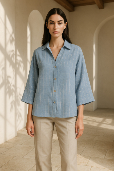 CHEMISE À RAYURES