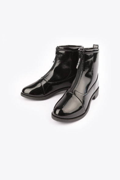 BOTTES VERNIS À ZIP