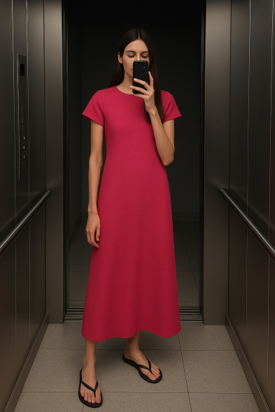ROBE LONGUE DROITE