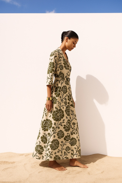 ROBE MI-LONGUE IMPRIMÉE
