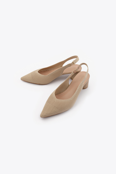 ESCARPINS SLINGBACK EN MAILLE