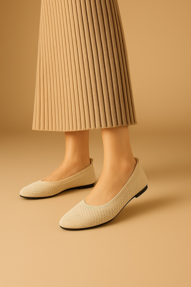 BALLERINES EN MAILLE