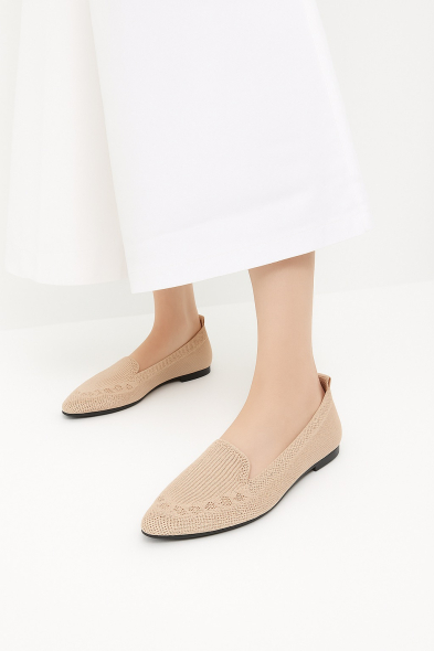 BALLERINES EN MAILLE