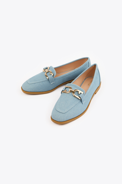 MOCASSINS EN DENIM