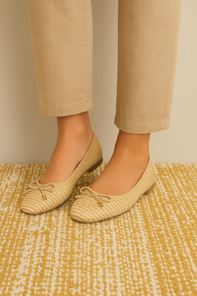 BALLERINES À NŒUD