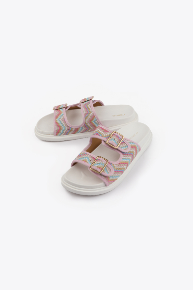 SANDALES À BRIDES AVEC BOUCLES 