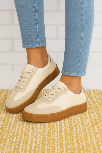 BASKETS BICOLORES
