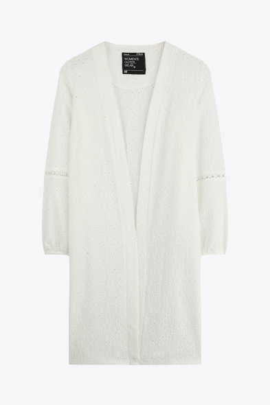 KIMONO À BRODERIE ANGLAISE