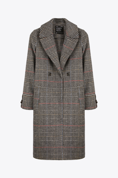 MANTEAU À CARREAUX 