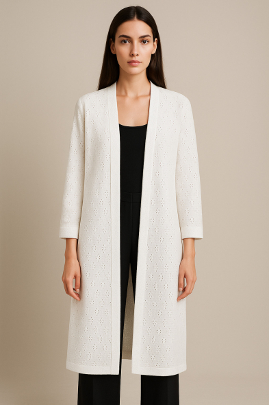 GILET À DÉTAILS AJOURÉS