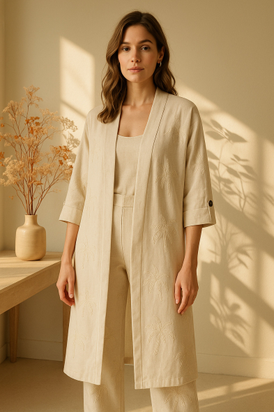 KIMONO À MANCHES 3/4