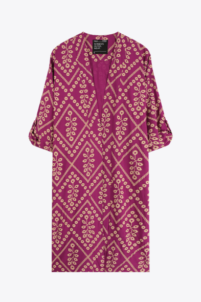 KIMONO À IMPRIMÉ EN RELIEF