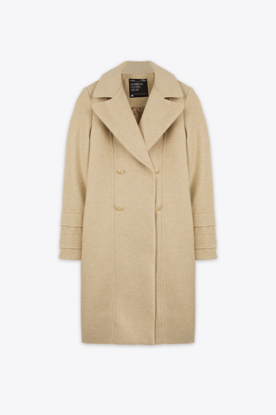 MANTEAU À REVERS AVEC BOUTONS 