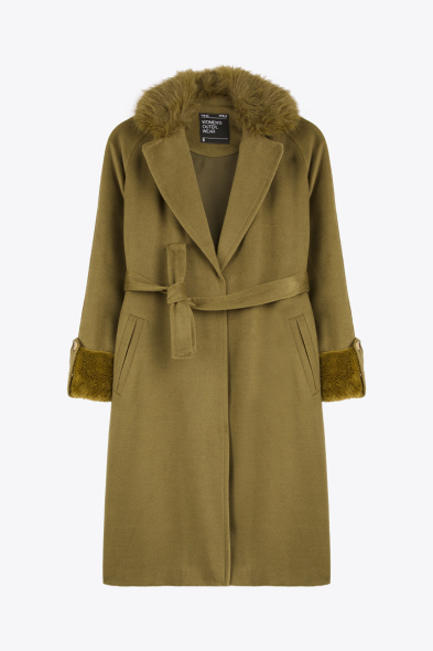 MANTEAU À CEINTURE
