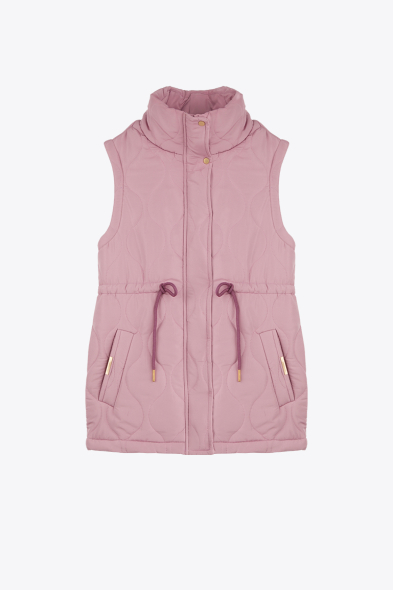 GILET MATELASSÉ À LACETS